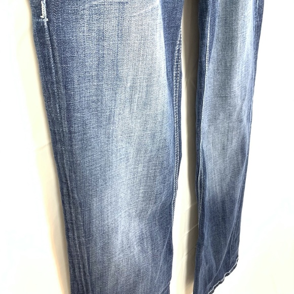 VIGOSS BOOT CUT Studded Distressed Stretch Jeans 5 - Picture 2 of 16